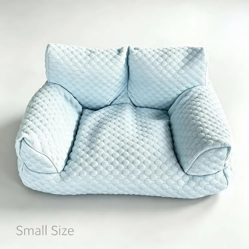 Cooling Sofa for Dogs and Cats, Ice Bean Fabric with Massage Beads, Durable and Breathable, Ideal for Small to Medium Pets