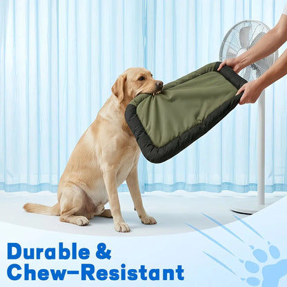 Pet Mat for Dogs & Cats - Waterproof, Portable, Washable Thick Pet Mat, Outdoor Camping Travel & Indoor Versatile Pet Furniture