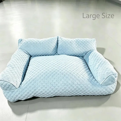 Cooling Sofa for Dogs and Cats, Ice Bean Fabric with Massage Beads, Durable and Breathable, Ideal for Small to Medium Pets